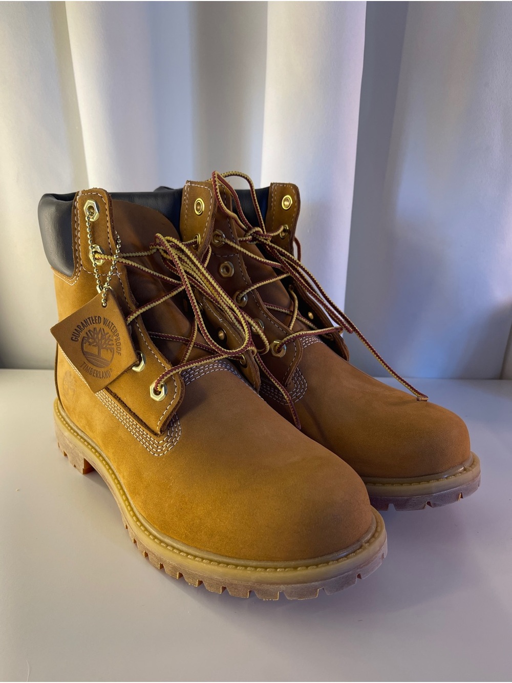 Timberland Wheat Nubuck Lace-Up Ankle Boots